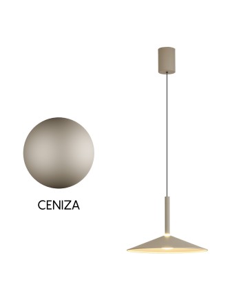 CALICE * COLGANTE PEQUEÑO LED 1L - CENIZA